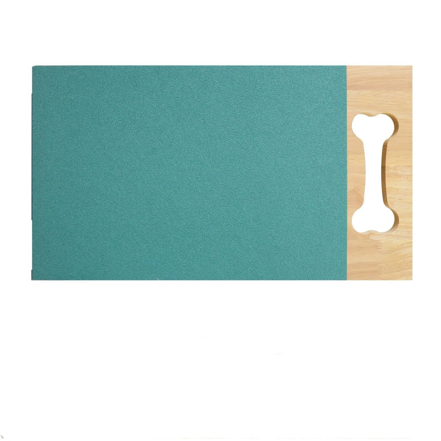 KFX-5631549 Wooden Square Pet Scratch Board for Dogs - Available in Black, Green, and Purple