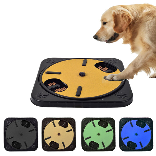 KFX-5632189 Dog Scratching and Slow-Feeding Board with Nail File and Interactive Toy