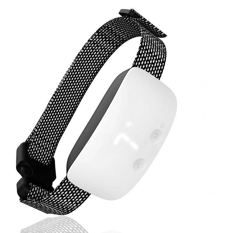 KFX-5634621 Rechargeable Waterproof Dog Bark Control Collar with Nylon Belt and USB Cable