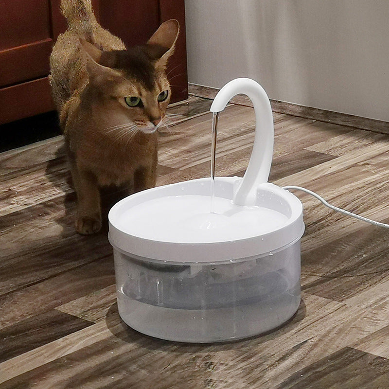 KFX-5637181 2L USB Cat Drinking Fountain - Food Grade Safe Plastic Water Dispenser