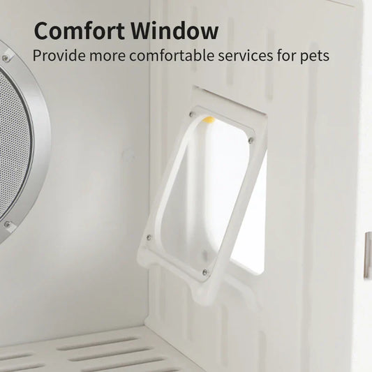 KFX-563859 Eco-Friendly 65L Multi-Function Rechargeable Pet Hair Dryer Box for Dogs, Cats, and Small Animals