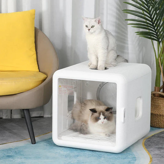 KFX-563859 Eco-Friendly 65L Multi-Function Rechargeable Pet Hair Dryer Box for Dogs, Cats, and Small Animals