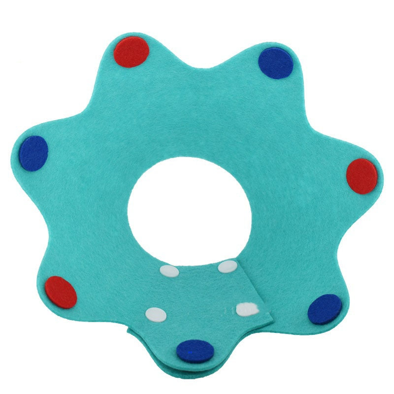 KFX-5639101 Adjustable Lightweight Postoperative Recovery Cat Collar - Color Matching, Suitable for All Seasons