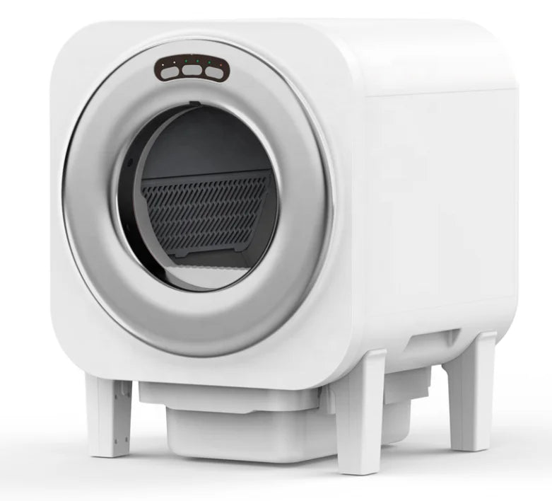 KFX-564051 Smart Automatic Self-Cleaning Cat Litter Box with Health Monitoring and Large Capacity for Multiple Cats