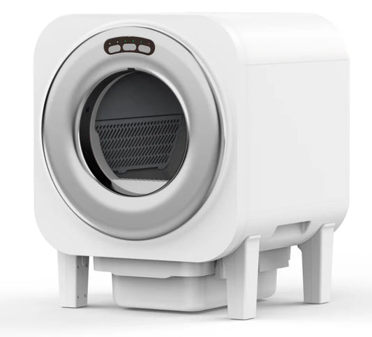 KFX-564051 Smart Automatic Self-Cleaning Cat Litter Box with Health Monitoring and Large Capacity for Multiple Cats