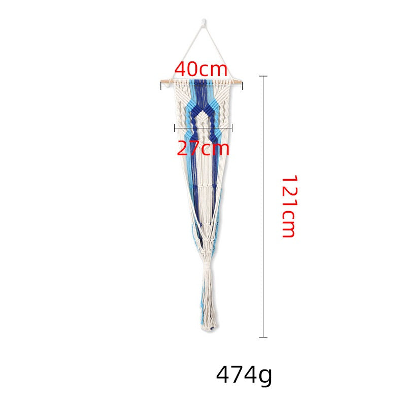 KFX-5640765 Handmade Macrame Pet Swing Cage for Indoor and Outdoor Use, Ideal for Bedrooms and Living Spaces