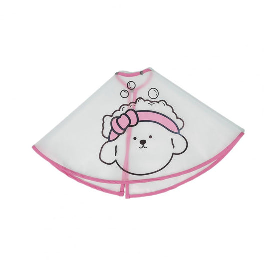 KFX-5641661 Adjustable Waterproof Pet Haircut Cape with Cartoon Print for Grooming and Protection