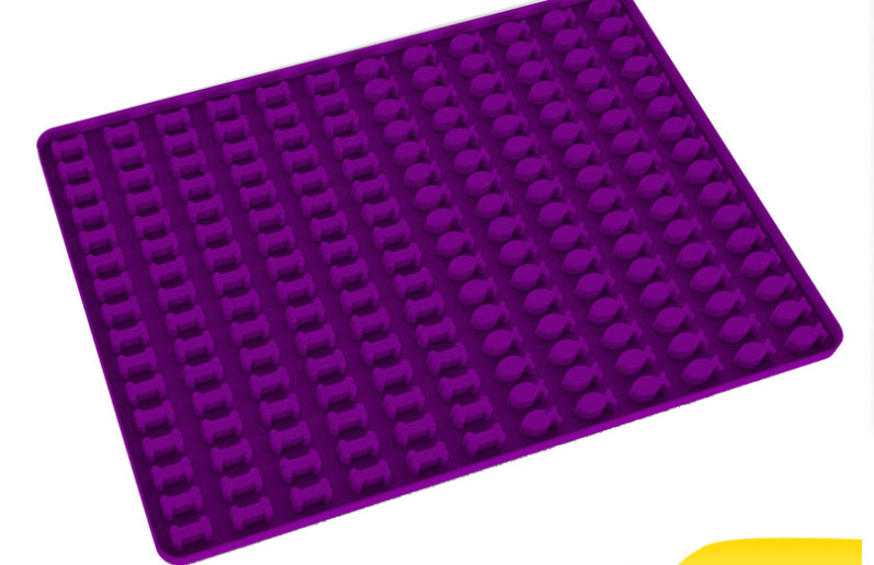 KFX-5641917 Silicone Pet Cookie Mold Baking Tray in Fish and Bone Shapes, Multi-Color Options