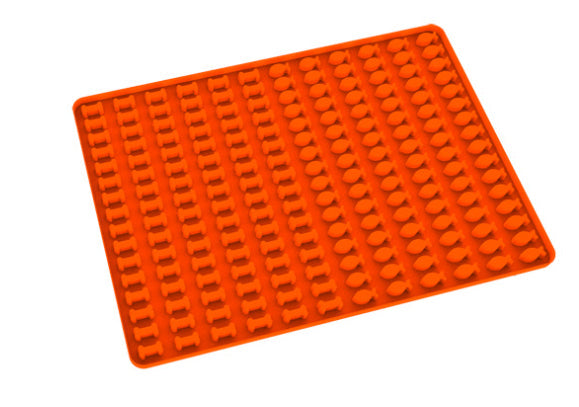 KFX-5641917 Silicone Pet Cookie Mold Baking Tray in Fish and Bone Shapes, Multi-Color Options