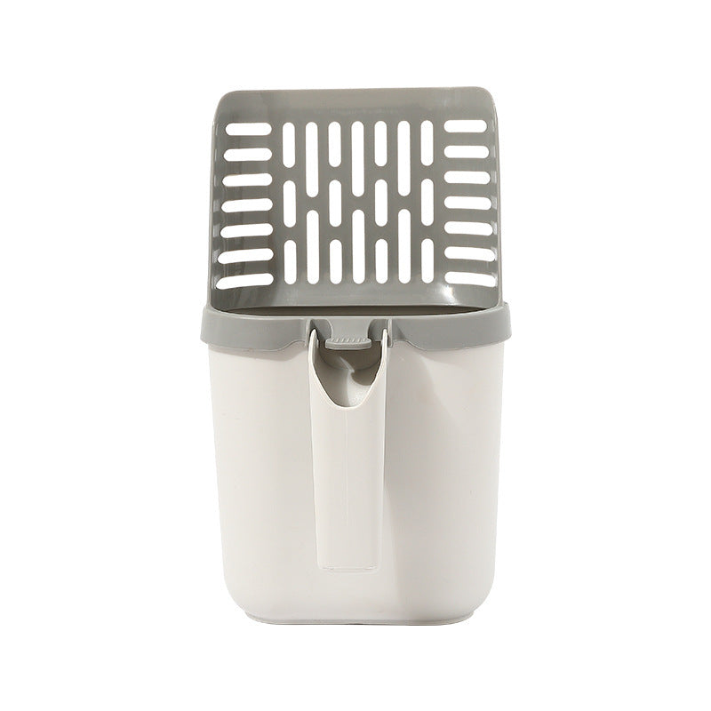 KFX-5647677 Integrated Cat Litter Scoop and Storage Box for Easy Cleaning