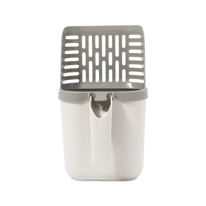 KFX-5647677 Integrated Cat Litter Scoop and Storage Box for Easy Cleaning