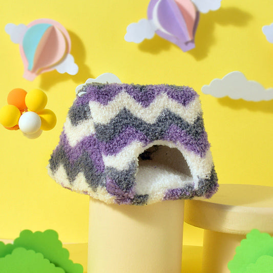KFX-5649085 Warm Cotton Fleece-lined Nest for Hamsters - Multiple Sizes and Colors Available