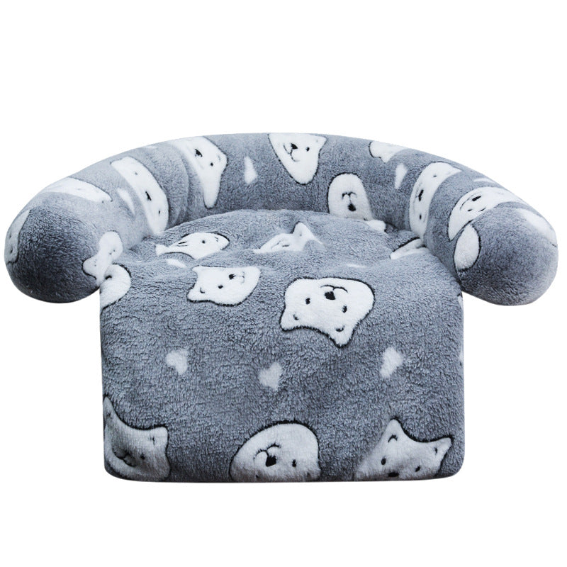 KFX-5652669 Cozy Plush Sofa Blanket for Pets in Various Patterns and Sizes