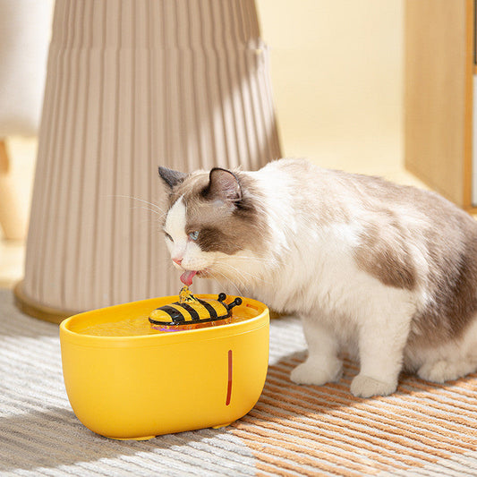 KFX-5652797 Little Bee 2L Automatic Plastic Water Dispenser for Pets