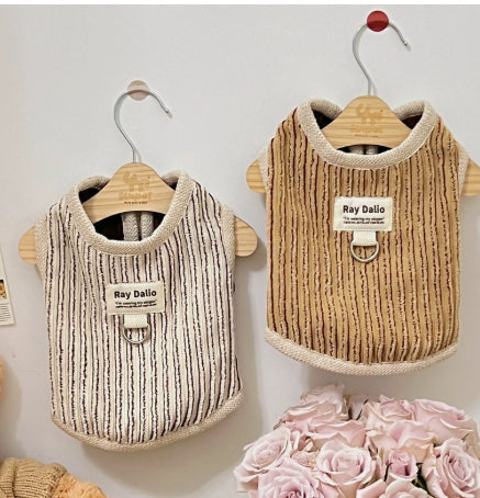 KFX-5657149 Striped Hoodie for Miniature Pinschers and Bichons - Various Sizes Available