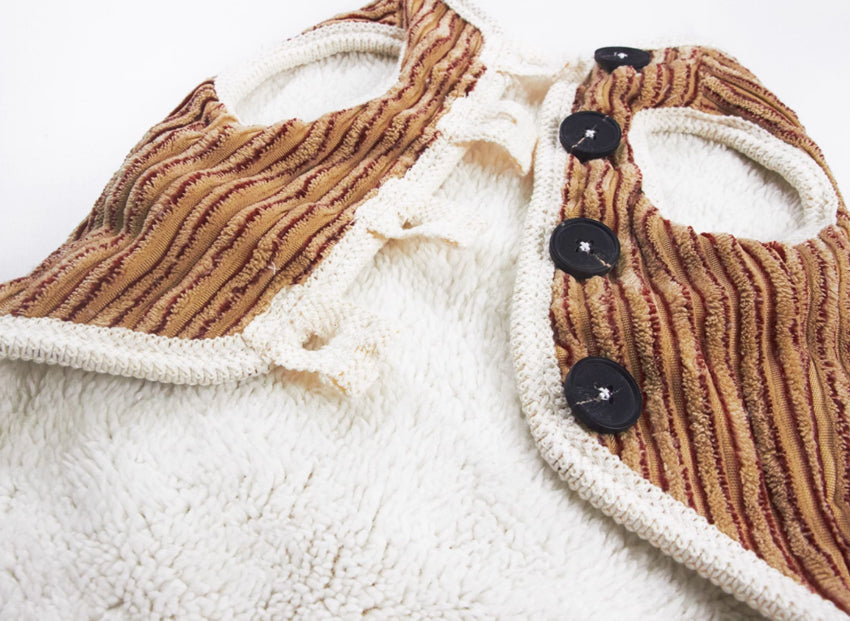KFX-5657149 Striped Hoodie for Miniature Pinschers and Bichons - Various Sizes Available