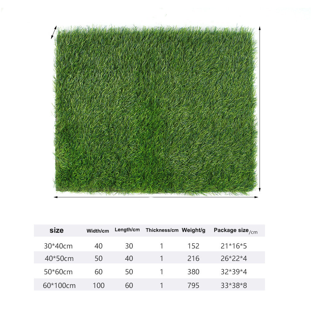 KFX-5660221 Washable Pet Lawn Mat for Dogs - Durable Floor Mat Nest for Indoor and Outdoor Use