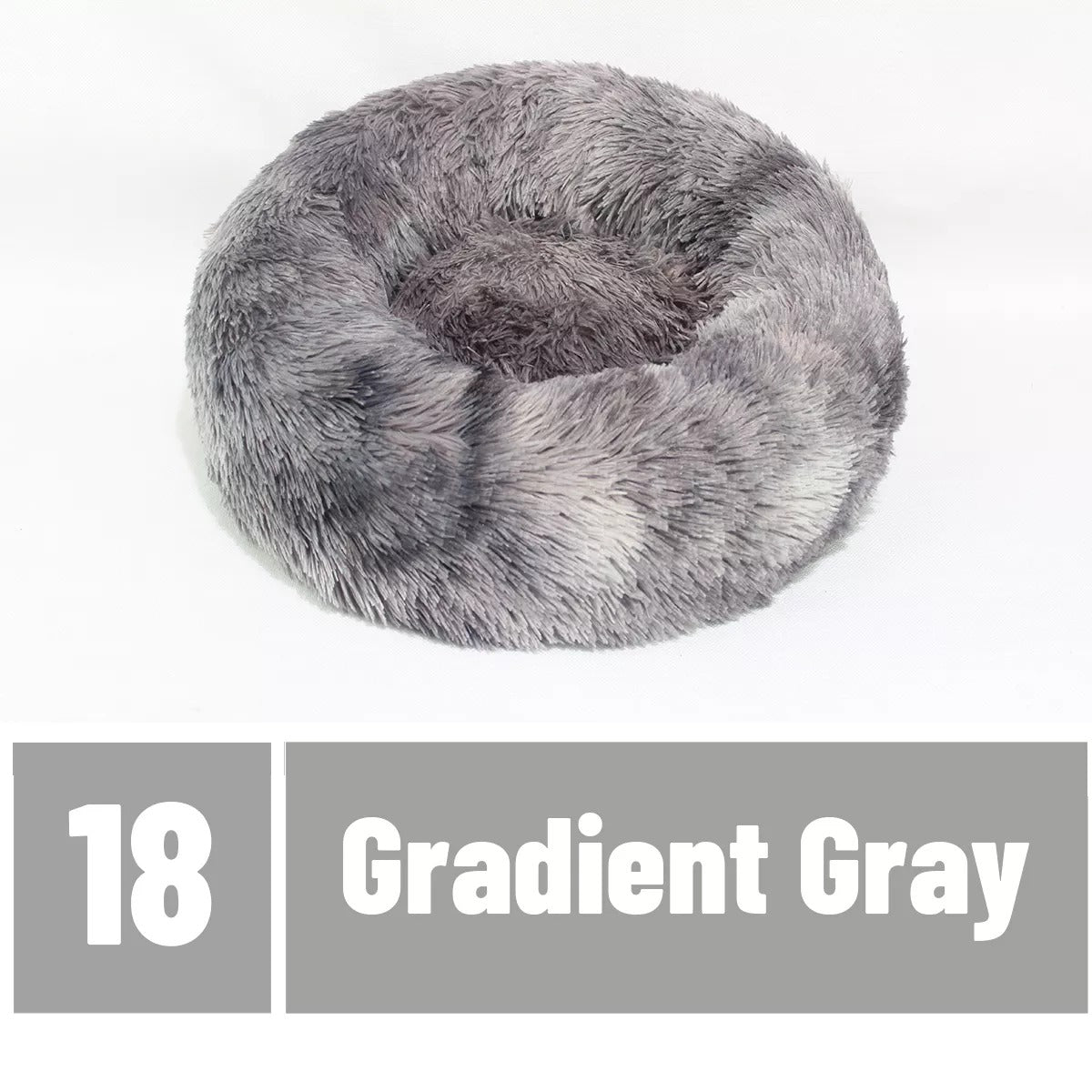 KFX-5662397 Cozy Gradient Plush Winter Pet Nest for Small Dogs and Cats, 40-50CM