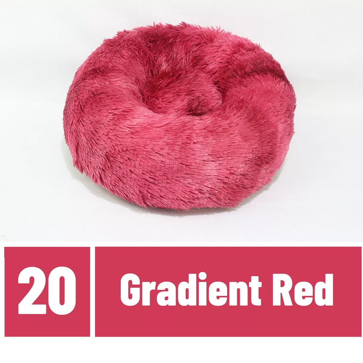 KFX-5662397 Cozy Gradient Plush Winter Pet Nest for Small Dogs and Cats, 40-50CM