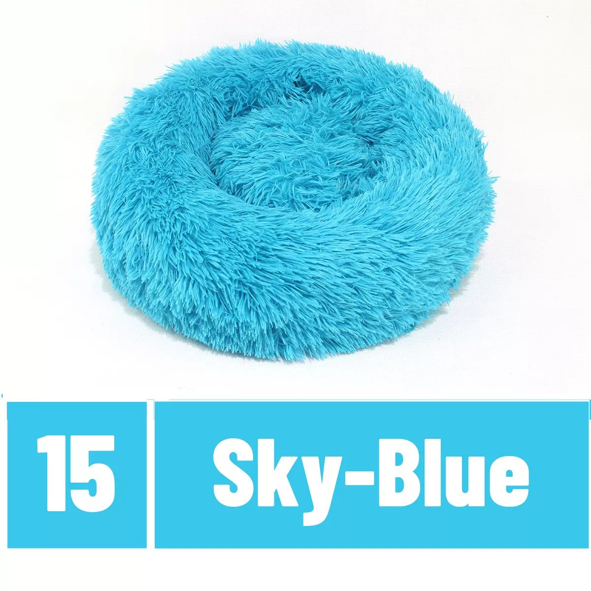 KFX-5662397 Cozy Gradient Plush Winter Pet Nest for Small Dogs and Cats, 40-50CM