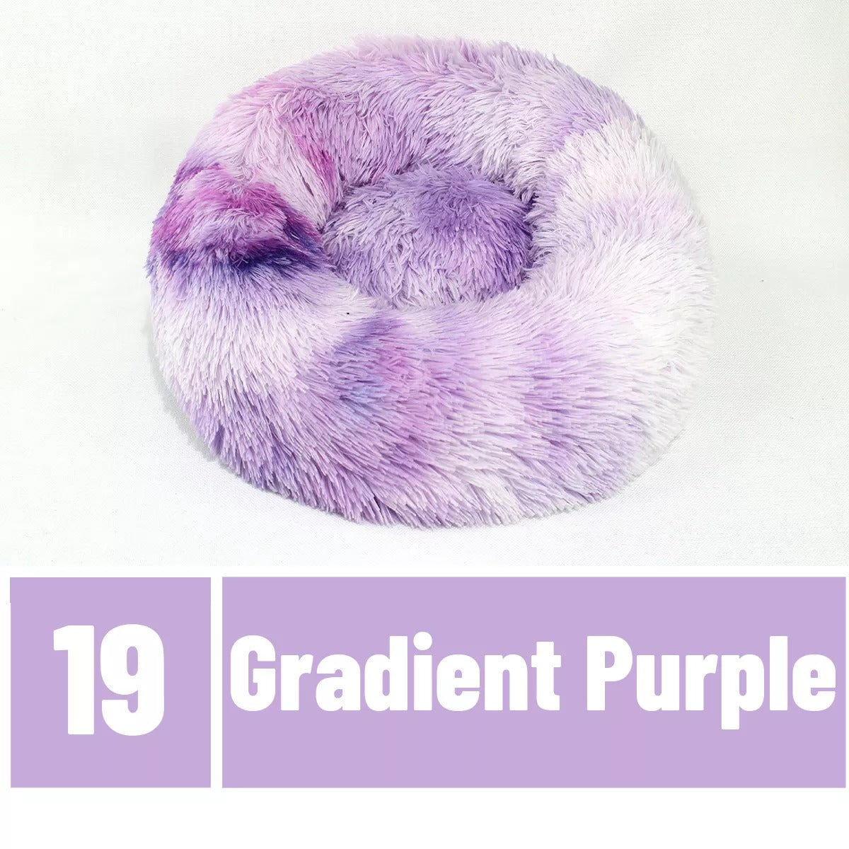KFX-5662397 Cozy Gradient Plush Winter Pet Nest for Small Dogs and Cats, 40-50CM