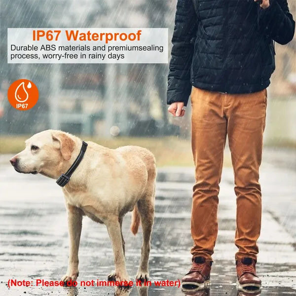 KFX-5663805 Waterproof Dog Training Collar Receiver with 3280ft Range, Shock, Vibration, Beep Modes