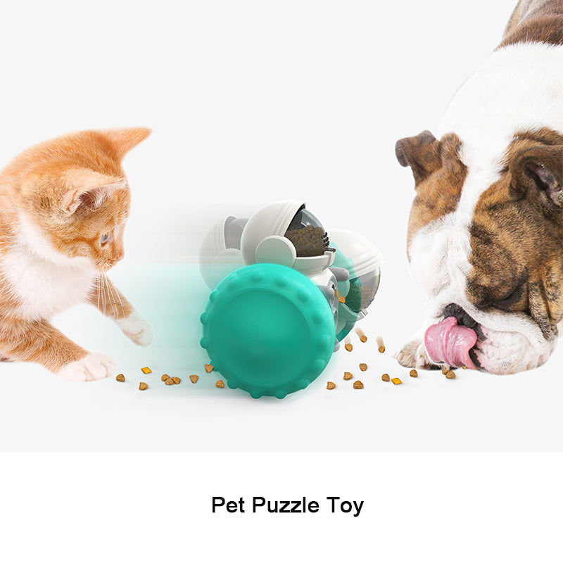 KFX-5667901 Interactive Treat Dispenser Toy for Dogs - Puzzle Tumbler for Mental Stimulation and Anxiety Relief