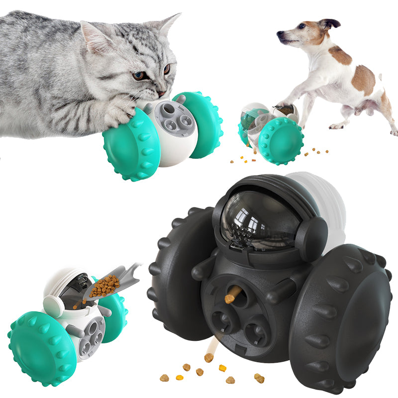 KFX-5667901 Interactive Treat Dispenser Toy for Dogs - Puzzle Tumbler for Mental Stimulation and Anxiety Relief