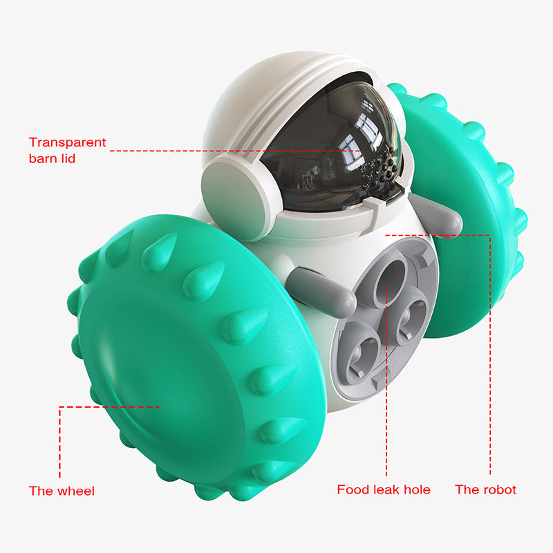 KFX-5667901 Interactive Treat Dispenser Toy for Dogs - Puzzle Tumbler for Mental Stimulation and Anxiety Relief