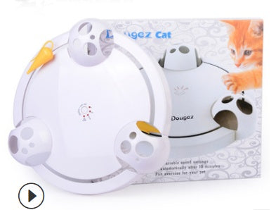 KFX-5668925 Carousel Play Disk for Active Mice - Fun Electric Toy Castle for Pets (32 x 7 cm, Plastic)