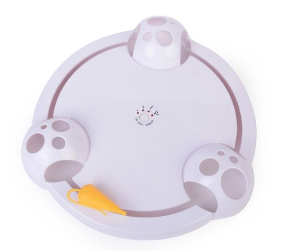KFX-5668925 Carousel Play Disk for Active Mice - Fun Electric Toy Castle for Pets (32 x 7 cm, Plastic)