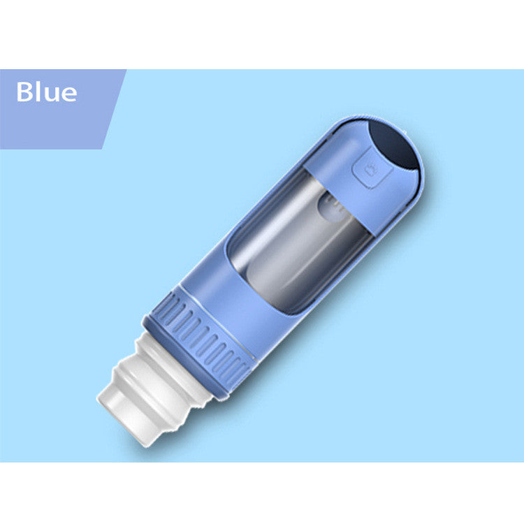 KFX-5669949 Portable Dog Water Cup - 350ml Capacity with PC Material, Lightweight and Travel-Friendly, Available in Blue, White, and Yellow