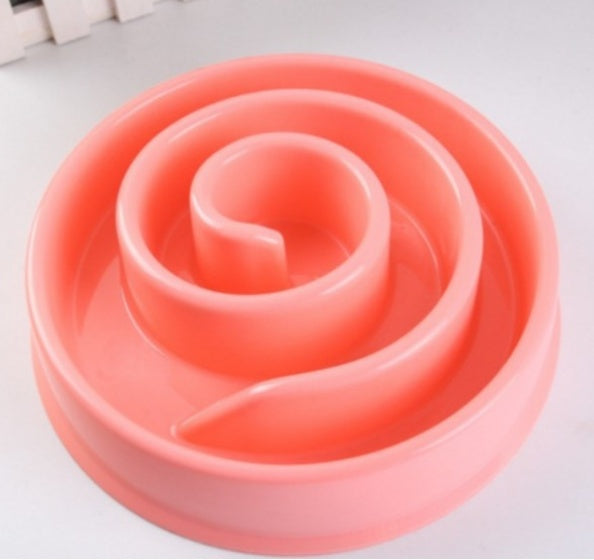 KFX-5670077 Anti-Choke Plastic Dog Bowl - Easy Clean Feeder for Comfortable Eating