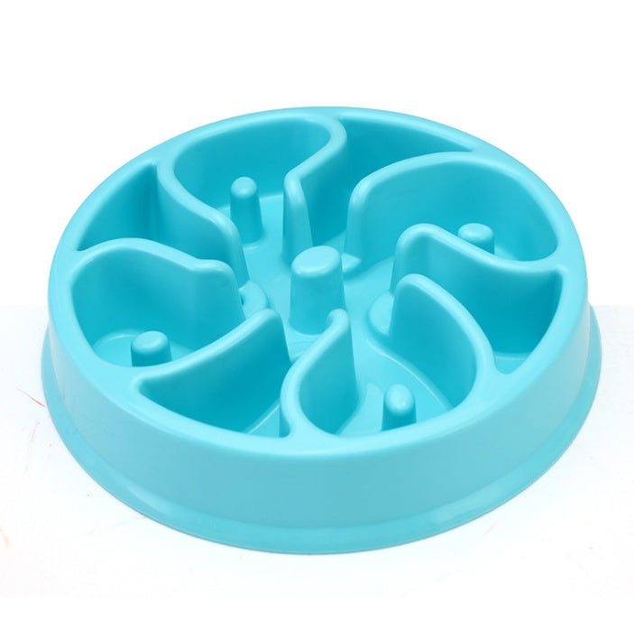 KFX-5670077 Anti-Choke Plastic Dog Bowl - Easy Clean Feeder for Comfortable Eating