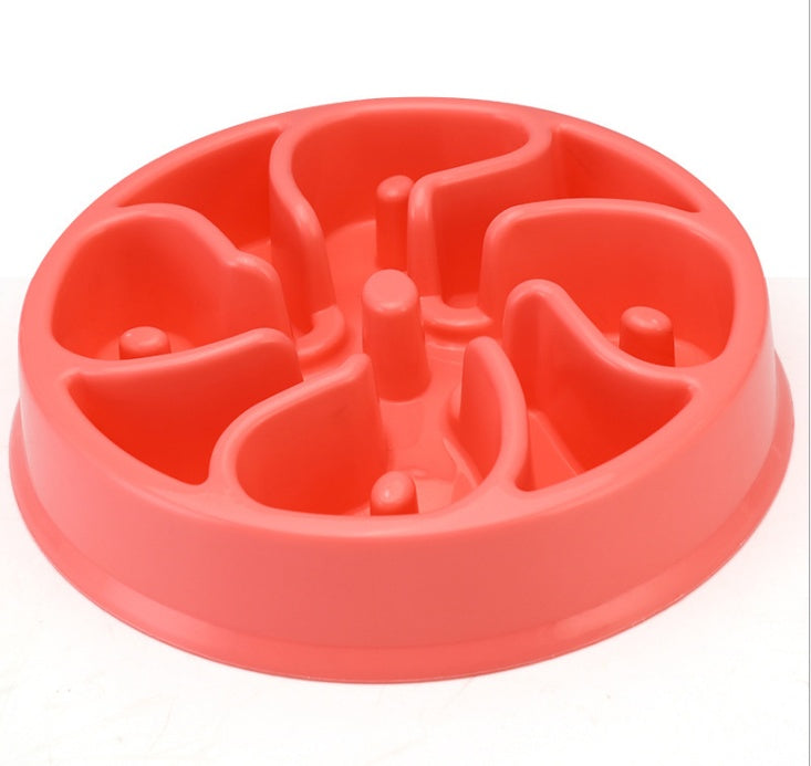 KFX-5670077 Anti-Choke Plastic Dog Bowl - Easy Clean Feeder for Comfortable Eating