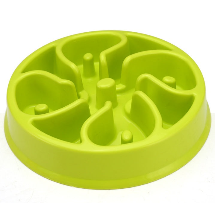 KFX-5670077 Anti-Choke Plastic Dog Bowl - Easy Clean Feeder for Comfortable Eating