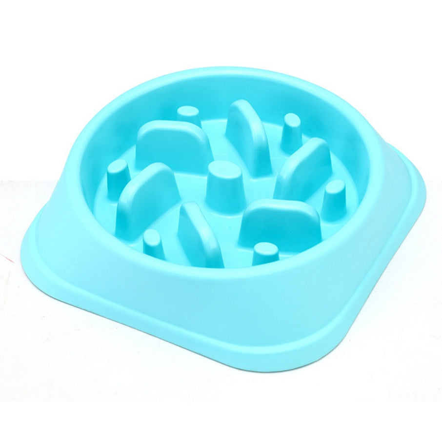 KFX-5670077 Anti-Choke Plastic Dog Bowl - Easy Clean Feeder for Comfortable Eating