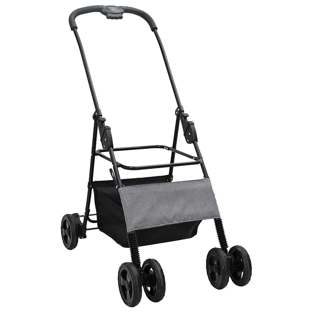 KFX-5675325 Foldable Pet Stroller with 600D Oxford Fabric for Indoor and Outdoor Use