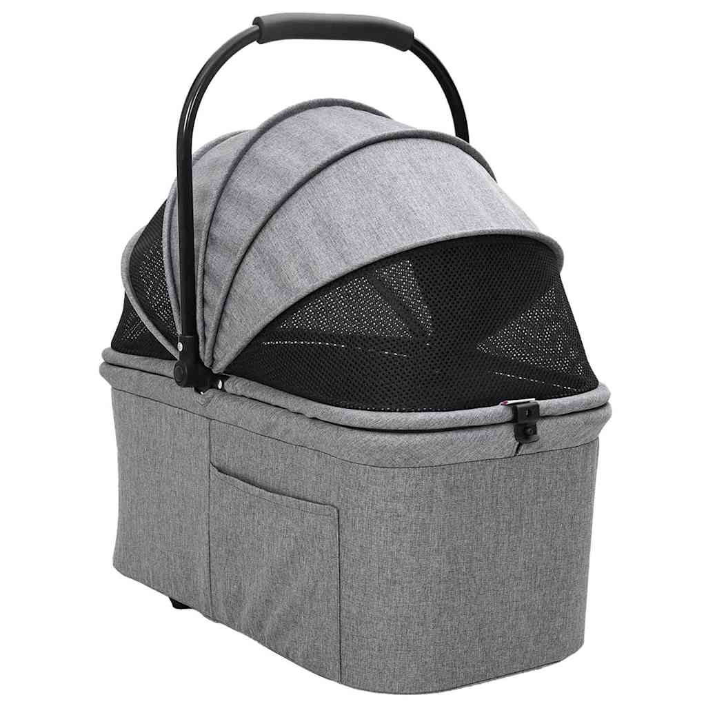 KFX-5675325 Foldable Pet Stroller with 600D Oxford Fabric for Indoor and Outdoor Use