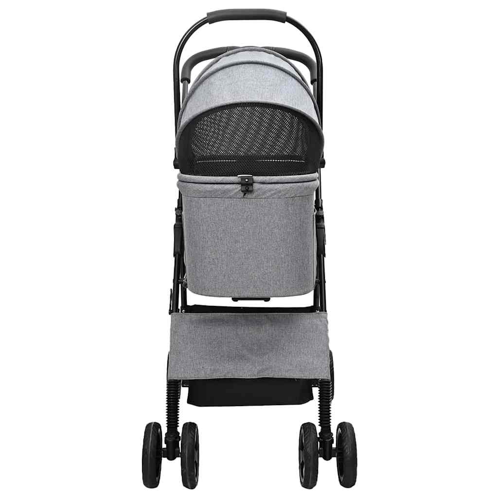 KFX-5675325 Foldable Pet Stroller with 600D Oxford Fabric for Indoor and Outdoor Use