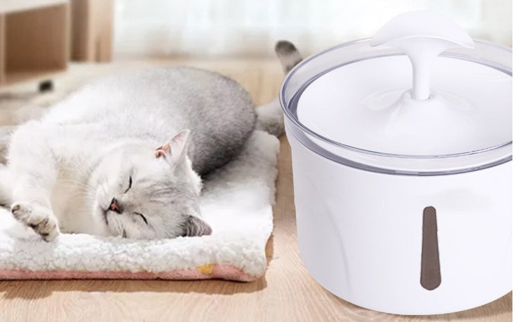 KFX-5675709 Automatic Pet Water Dispenser with Filter - 2.5L Capacity for Cats and Dogs