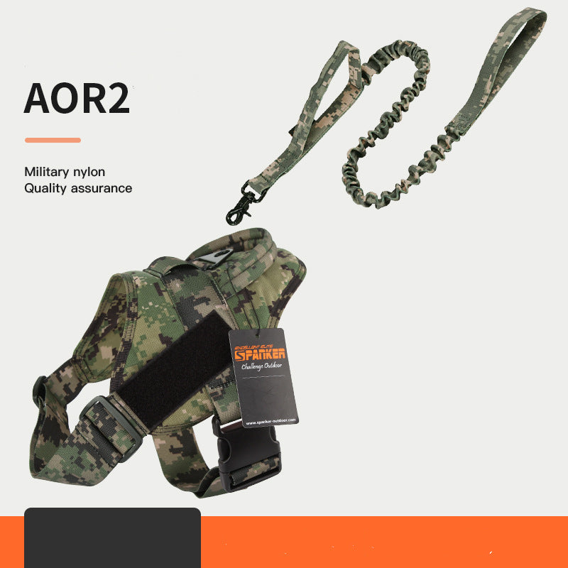 KFX-5678909 Durable Adjustable Dog Harness for Medium to Large Breeds, Lightweight 1050D Nylon, Comfortable Fit