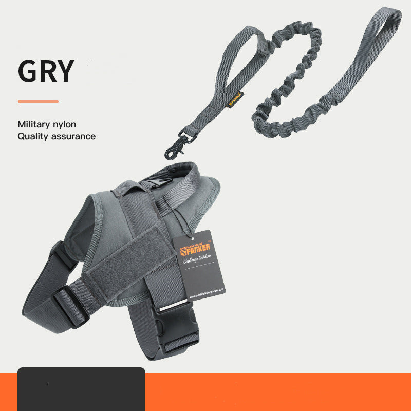 KFX-5678909 Durable Adjustable Dog Harness for Medium to Large Breeds, Lightweight 1050D Nylon, Comfortable Fit
