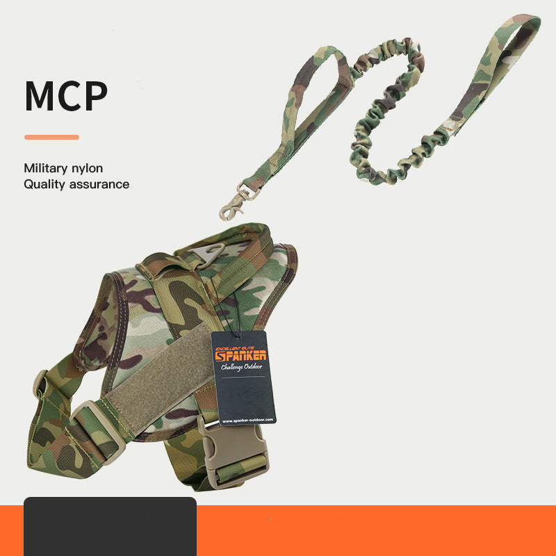 KFX-5678909 Durable Adjustable Dog Harness for Medium to Large Breeds, Lightweight 1050D Nylon, Comfortable Fit
