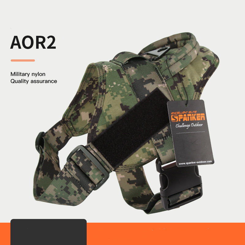 KFX-5678909 Durable Adjustable Dog Harness for Medium to Large Breeds, Lightweight 1050D Nylon, Comfortable Fit