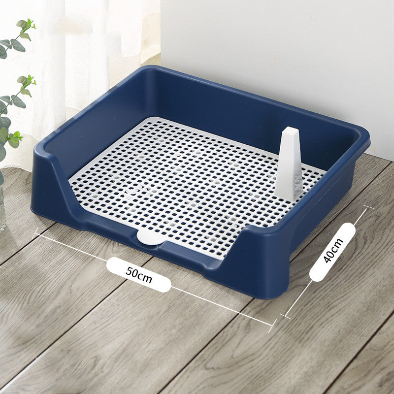 KFX-5681085 Large Anti-Stepping Stool Urinal for Dogs - Solid Color Options Available