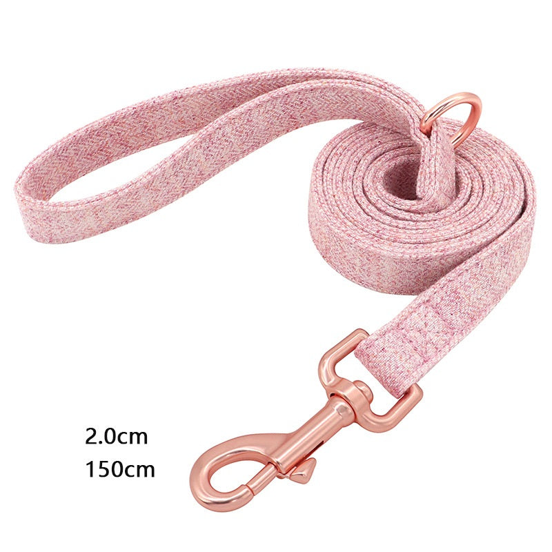 KFX-5681469 Adjustable Pet Dog Collar with Engraving and Traction Rope – Anti-Lost Supplies, Sizes S, M, L