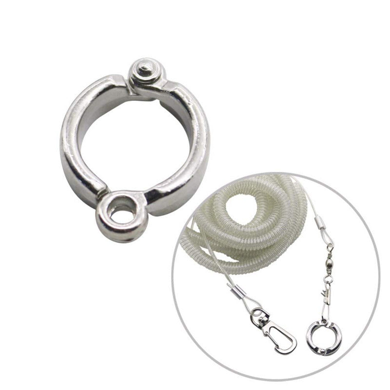 KFX-5685181 Lightweight Bird Harness with Anti-Escape Snap Button - 3m Adjustable Length for Comfort
