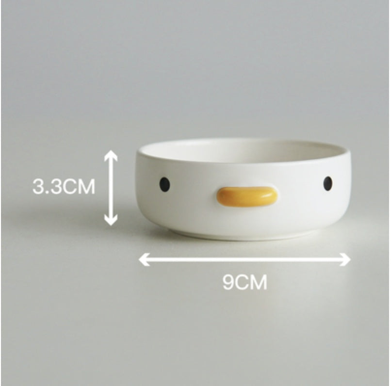 KFX-5685565 Ceramic Slanted Tall Pet Water Bowl with Waterproof Placemat for Dogs and Cats