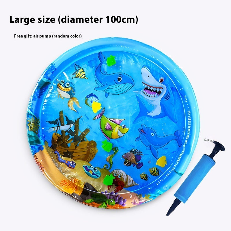 KFX-5687229 Cooling Water Mattress for Pets - Inflatable PVC Design for Summer Relaxation